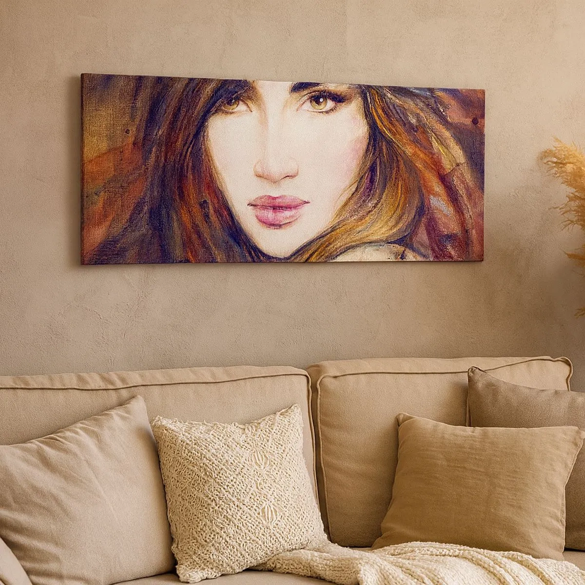 Vászonkép - Egy fillért a gondolataidért - 100x40 cm