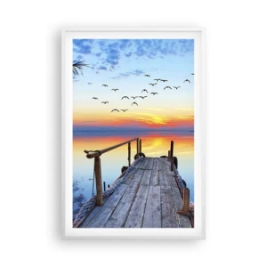 Poszter fekete keretben - Ideje visszamenni… - 61x91 cm