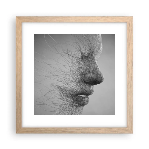 Poszter világos tölgy keretben - A szél szelleme - 30x30 cm