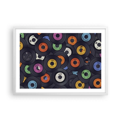 Poszter fekete keretben - A klasszika színei - 70x50 cm