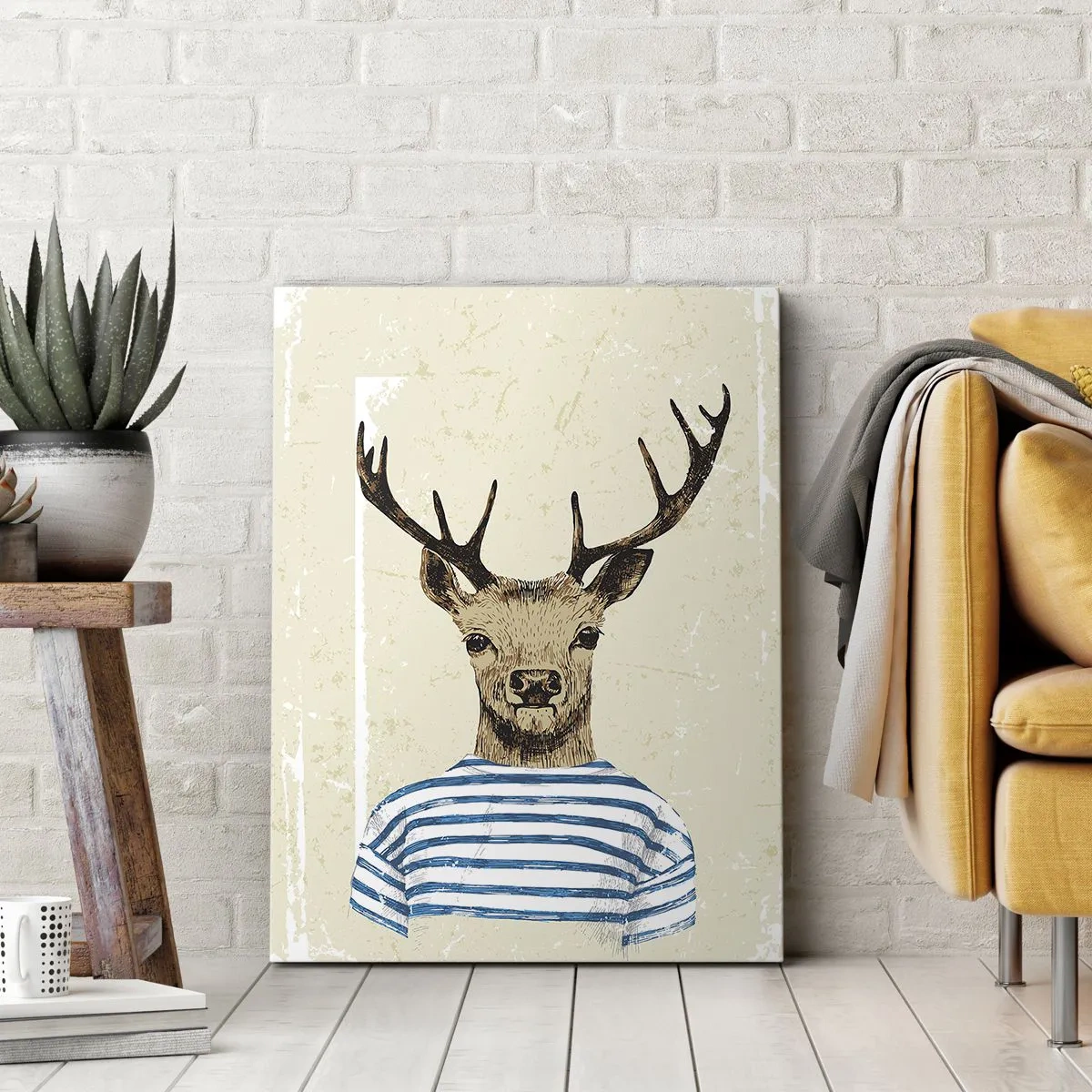 Vászonkép - Mert szeretem a csíkos pólókat! - 55x100 cm