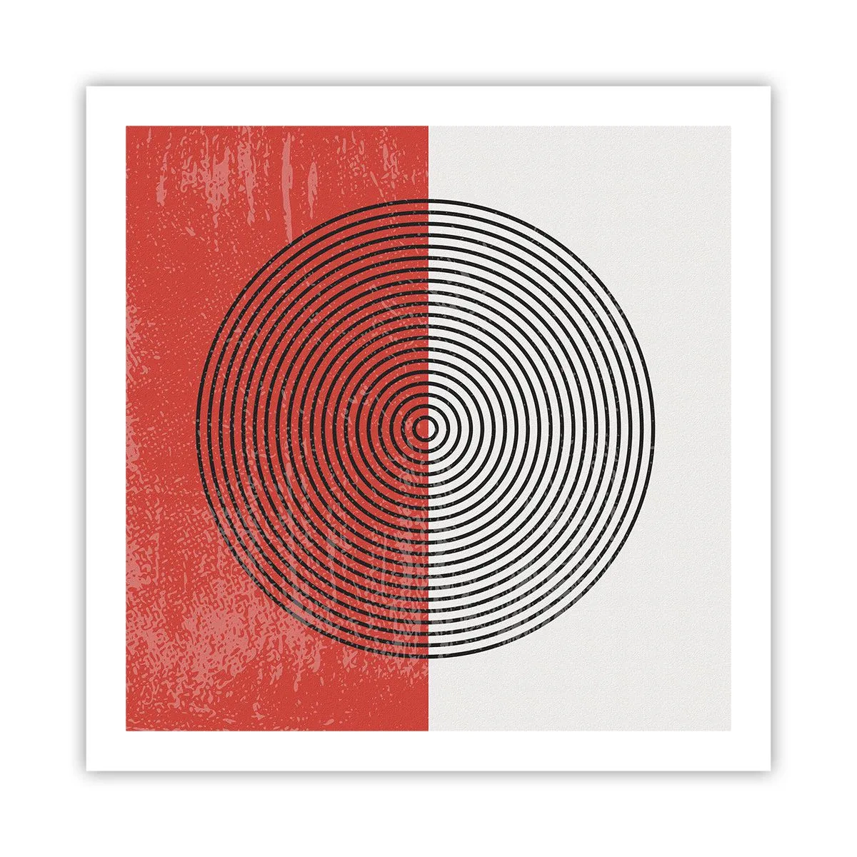 Poszter - Pont a célba - 60x60 cm