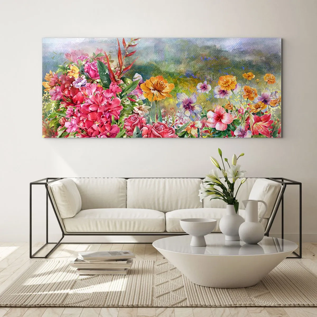 Üveg kép - A kert, amelyik megőrült - 160x50 cm