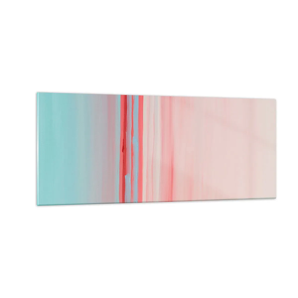 Üveg kép - Absztrakció hajnalban - 100x40 cm