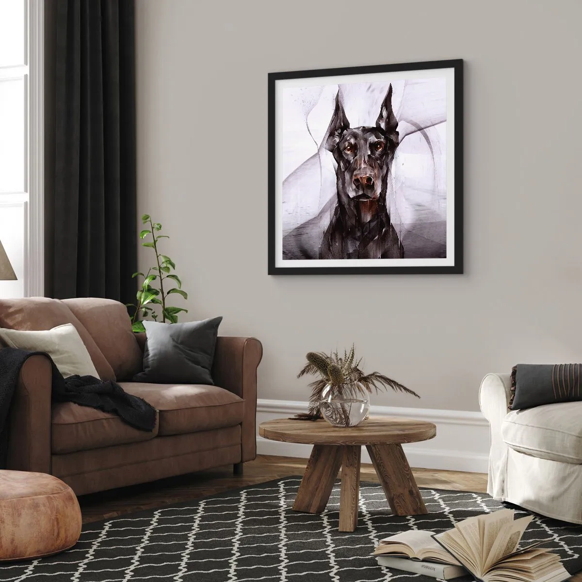 Poszter fehér keretben - Nemes születésű - 40x40 cm