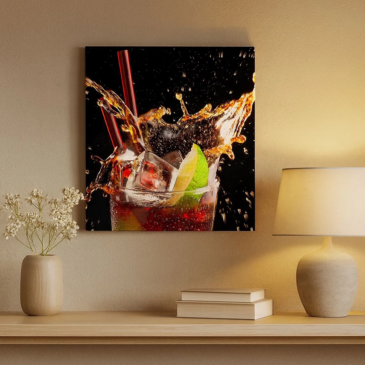 Vászonkép - A színek öröme és energiája - 30x30 cm