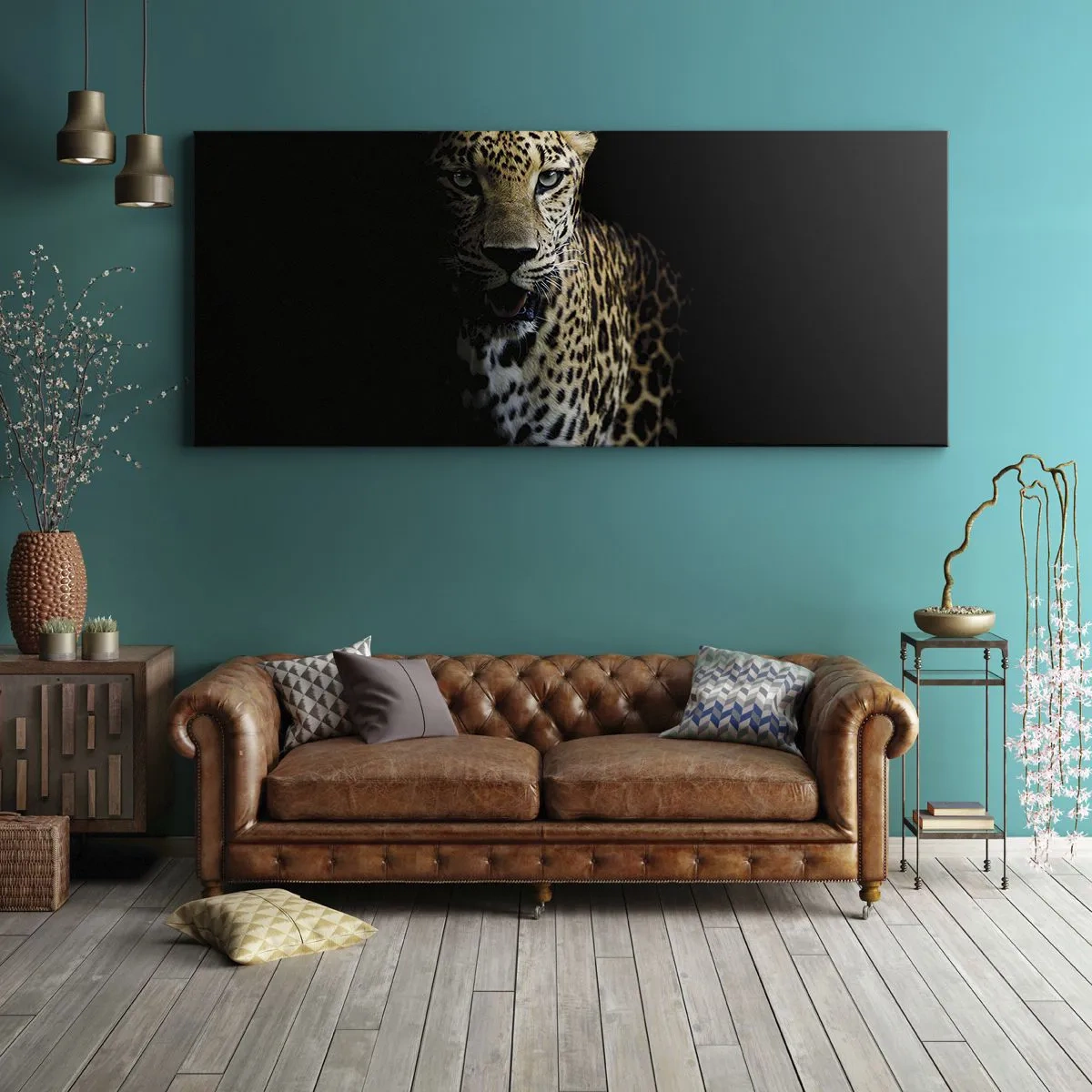 Vászonkép - Sötét szépség - 100x40 cm