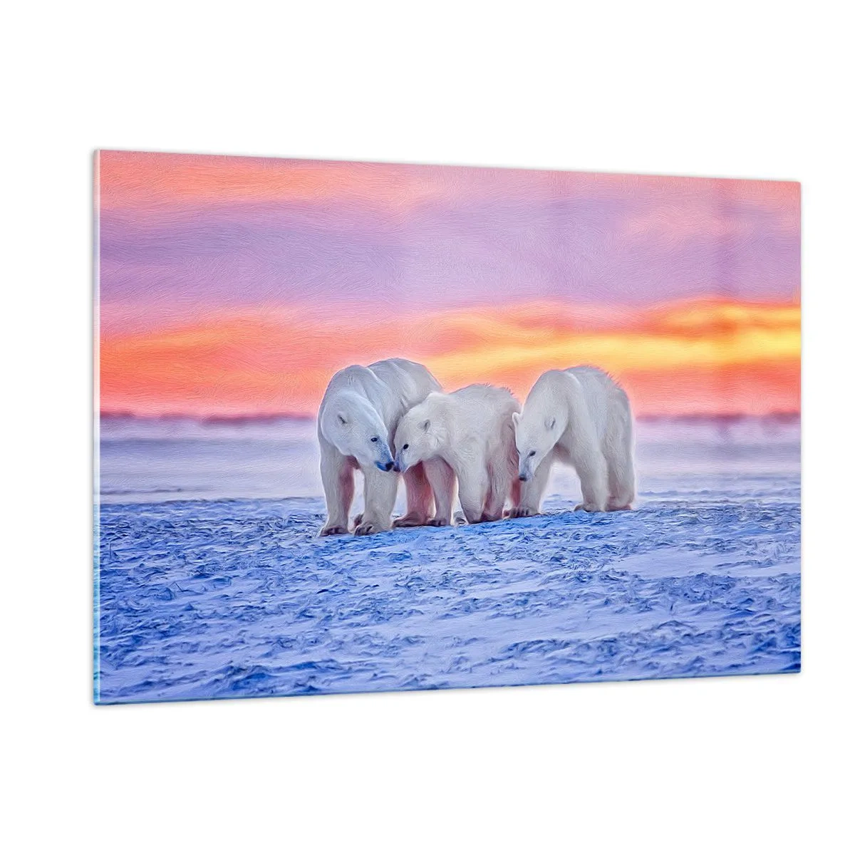 Üveg kép - Elég a családi meleg - 120x80 cm