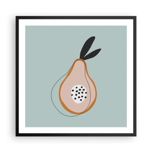 Poszter fehér keretben - Behatolás a dolgok természetébe - 60x60 cm