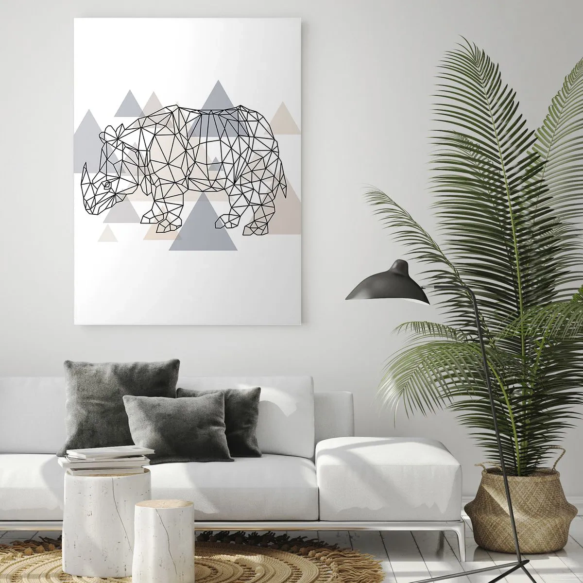 Üveg kép - Az erő szerkezete - 50x70 cm