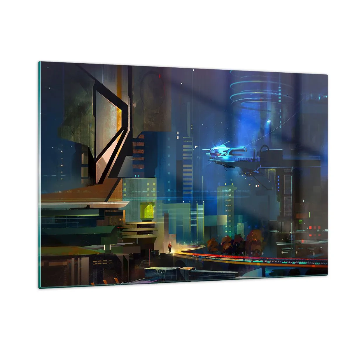 Üveg kép - A közel jövőben - 120x80 cm