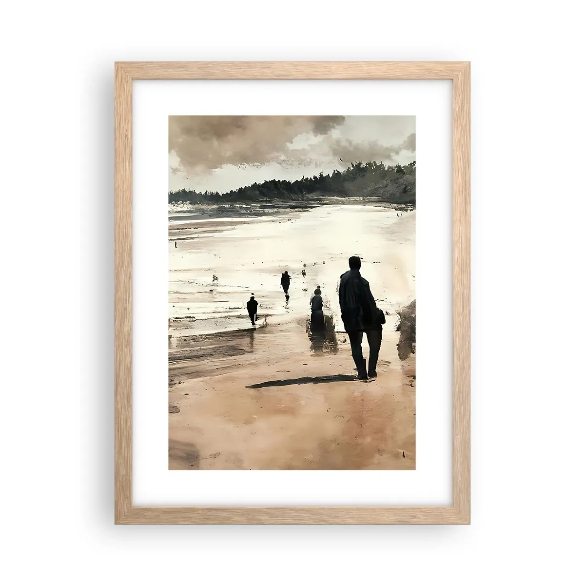 Poszter világos tölgy keretben - Megidézett - 30x40 cm