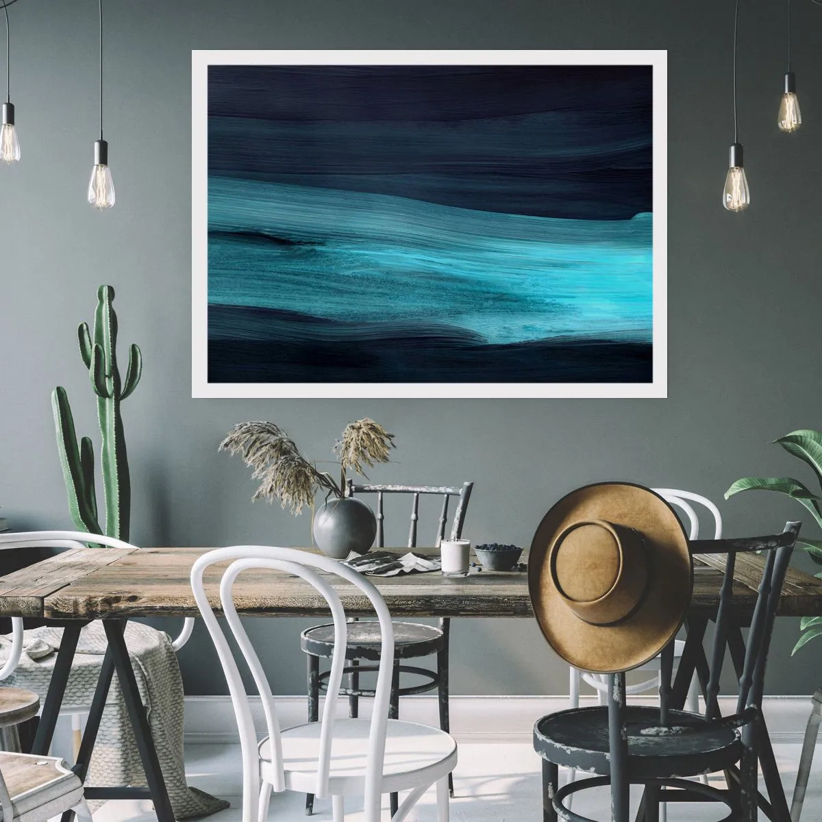 Poszter - Ússz az árral - 100x70 cm