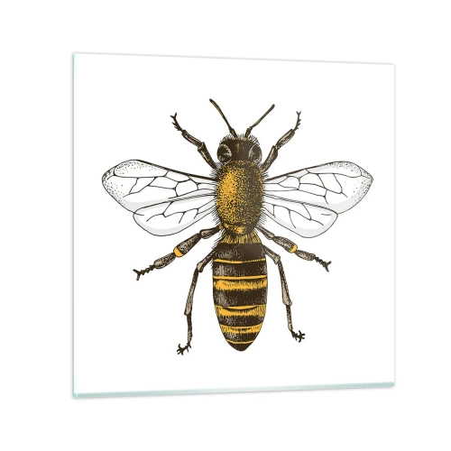 Üveg kép - Gyönyörű és jó - 40x40 cm