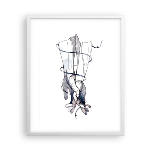 Poszter fekete keretben - Érintés tanulmányozása - 40x50 cm