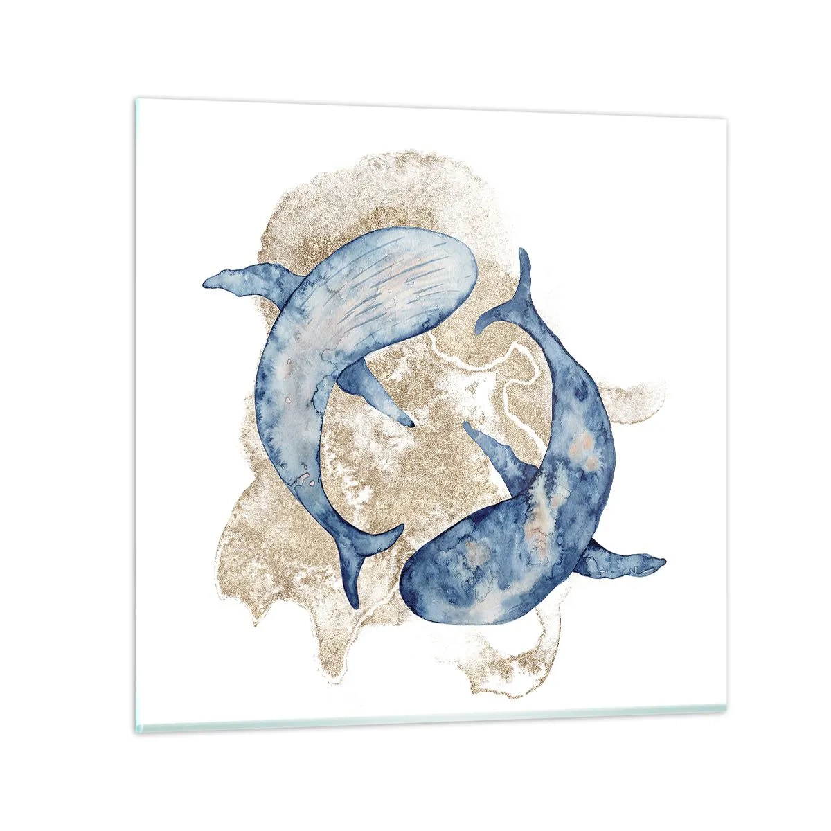 Üveg kép - Barátság vagy szerelem? - 50x50 cm