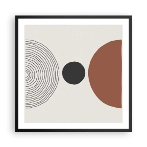 Poszter fehér keretben - A figyelem középpontjában - 60x60 cm