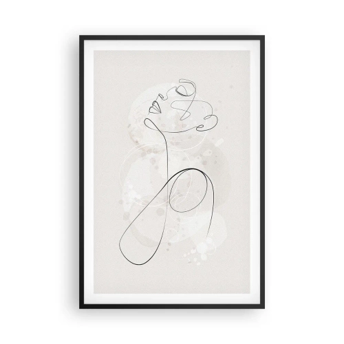 Poszter fehér keretben - A szépség spirálja - 61x91 cm