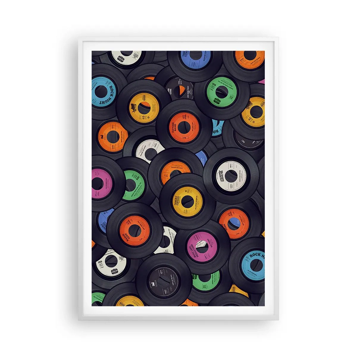 Poszter fekete keretben - A klasszika színei - 70x100 cm