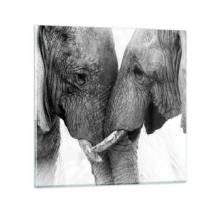 Üveg kép - Szívélyes vallomás - 30x30 cm