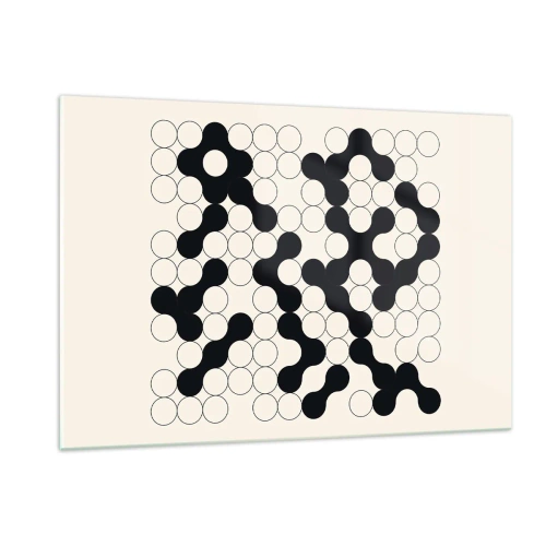 Üveg kép - Kínai játék - variáció - 120x80 cm