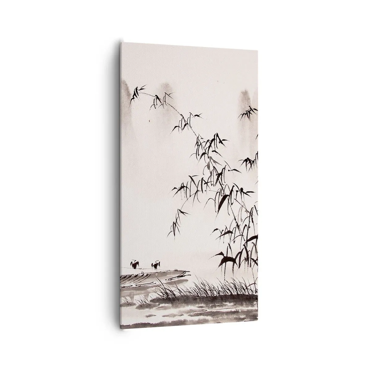 Vászonkép - A rizsföldek csendje - 65x120 cm