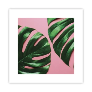 Poszter - Zöld rendez-vous - 30x30 cm