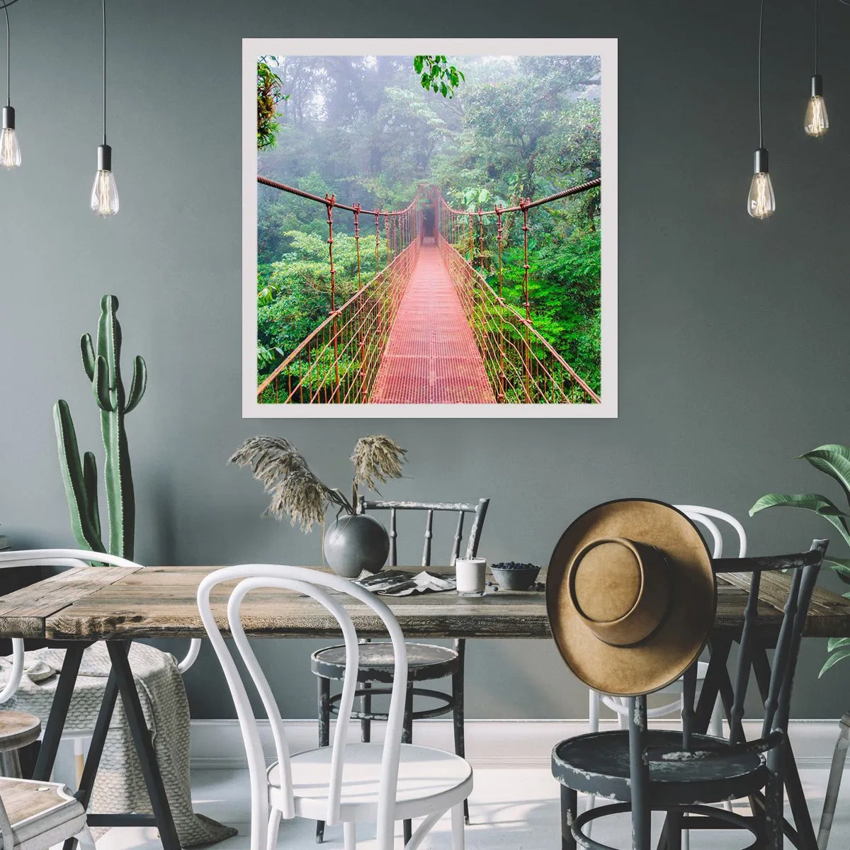 Poszter - A lomkoronák fölé függesztve - 30x30 cm