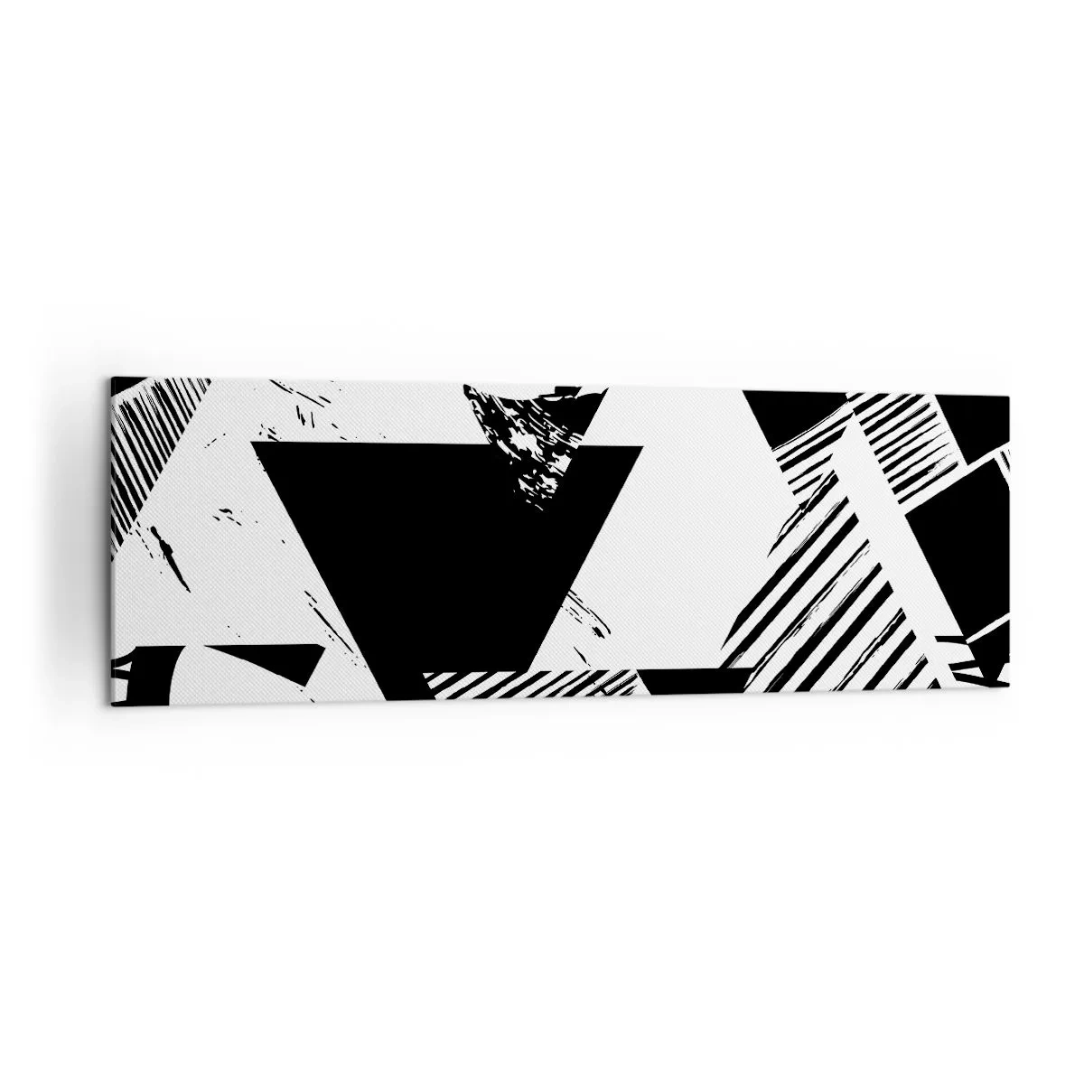 Vászonkép - Háromszögek esője - 160x50 cm