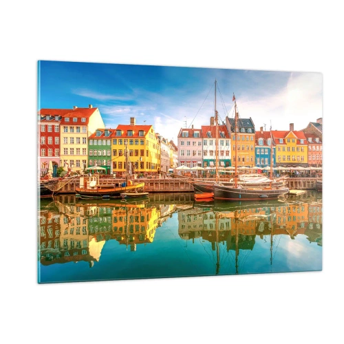 Üveg kép - A tükörsima víz felett - 120x80 cm