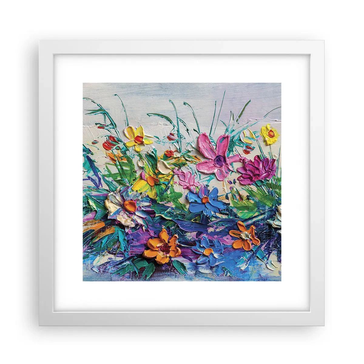 Poszter fekete keretben - Egyáltalán nem csendélet - 30x30 cm