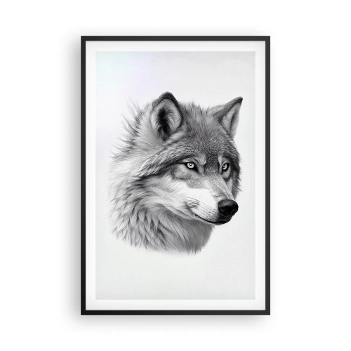 Poszter fehér keretben - Alfa - kétségtelenül - 61x91 cm