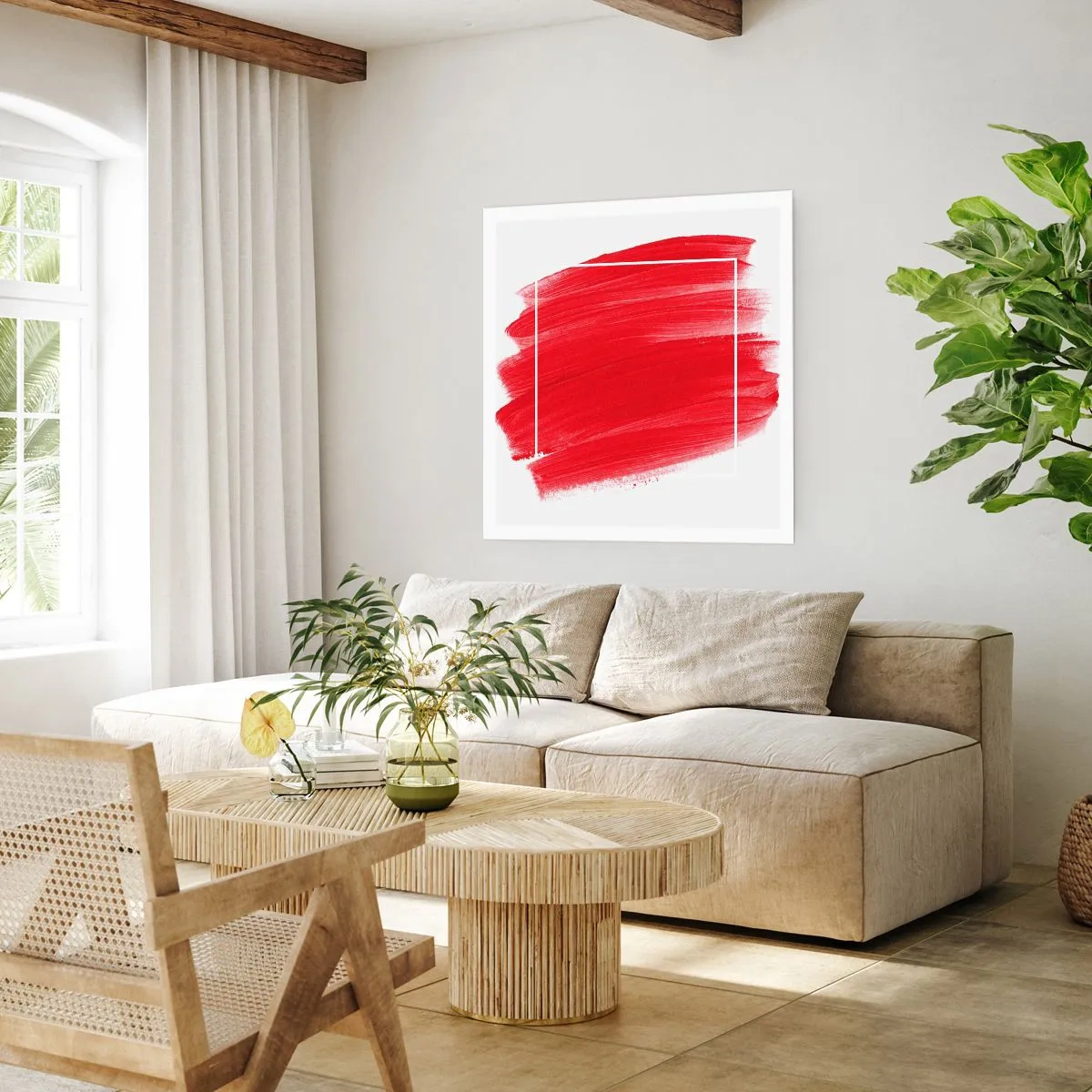 Poszter - A kereten kívül - 40x40 cm