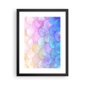 Poszter fehér keretben - Gyöngyház kagyló - 30x40 cm