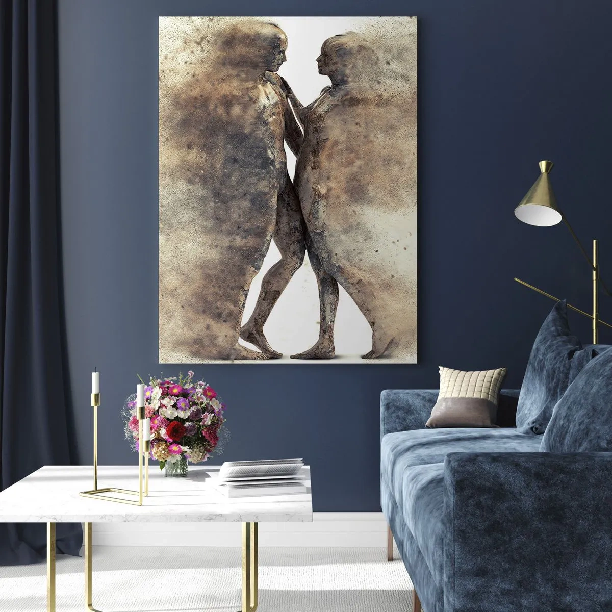 Üveg kép - Felemelkedtek a porból, hogy szeressenek - 50x70 cm