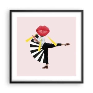 Poszter fehér keretben - Szürreális pop art - 50x50 cm