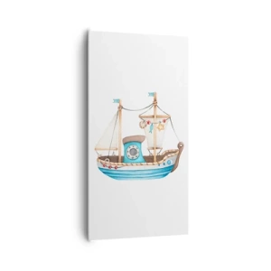 Vászonkép - Ahoj, kaland! - 65x120 cm