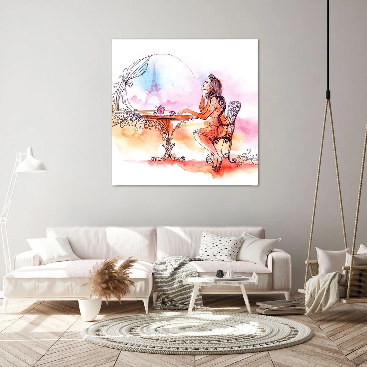 Vászonkép - Párizsi sikk - 50x50 cm