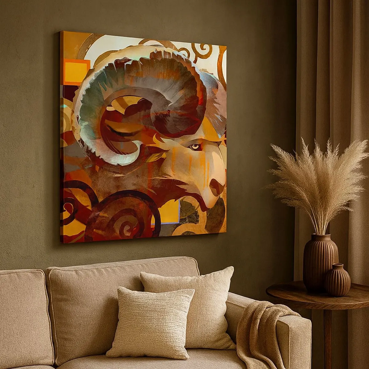 Vászonkép - Mágia – vallások – rituálék - 30x30 cm