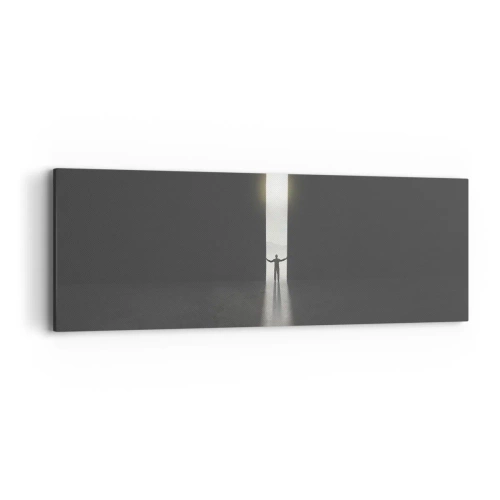 Vászonkép - Egy lépés a fényes jövő felé - 90x30 cm