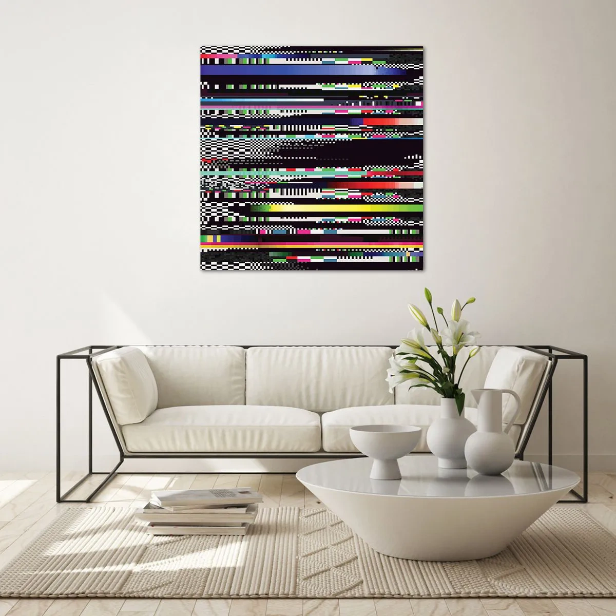 Üveg kép - A valóság kontrollképe - 70x70 cm