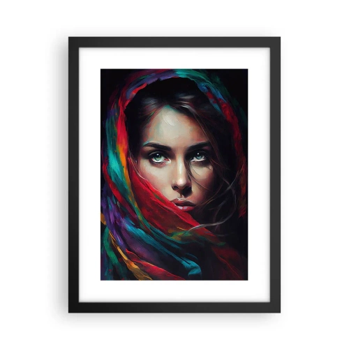 Poszter fehér keretben - Zöld szemű rejtély - 30x40 cm