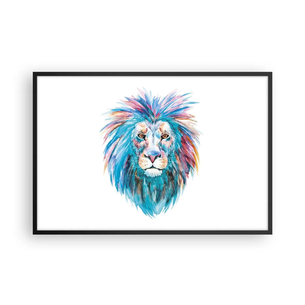 Poszter fehér keretben - Felvillanyozó aura - 91x61 cm