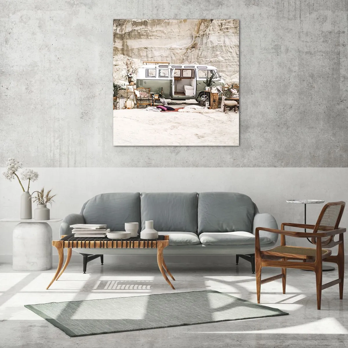 Üveg kép - Ideje elkezdeni az utazást - 40x40 cm