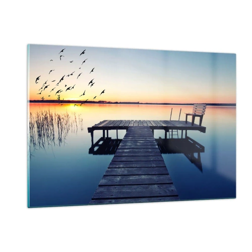 Üveg kép - Jó nap volt - 120x80 cm