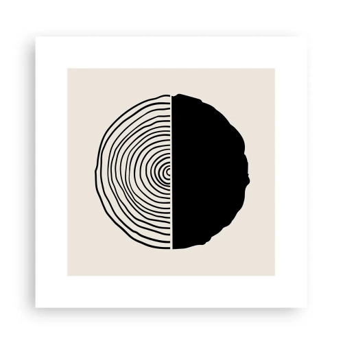 Poszter - Fele fele - 30x30 cm