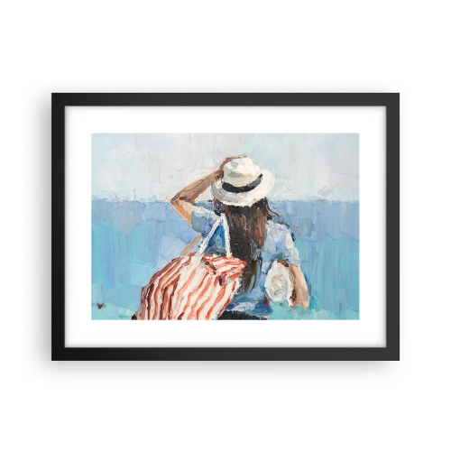 Poszter fehér keretben - Üdvözöljük a nyaraláson - 40x30 cm
