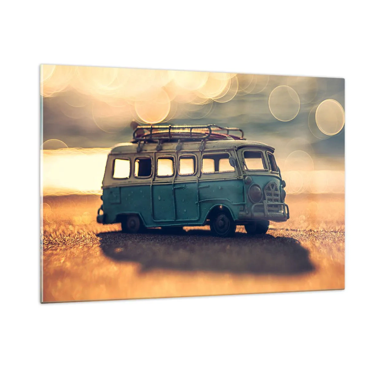 Üveg kép - Vége a bálványoknak: pénznek és munkának - 120x80 cm