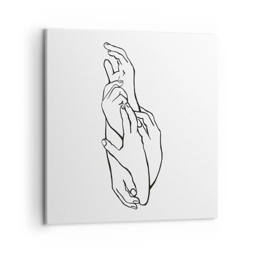 Vászonkép - Jó érintés - 50x50 cm
