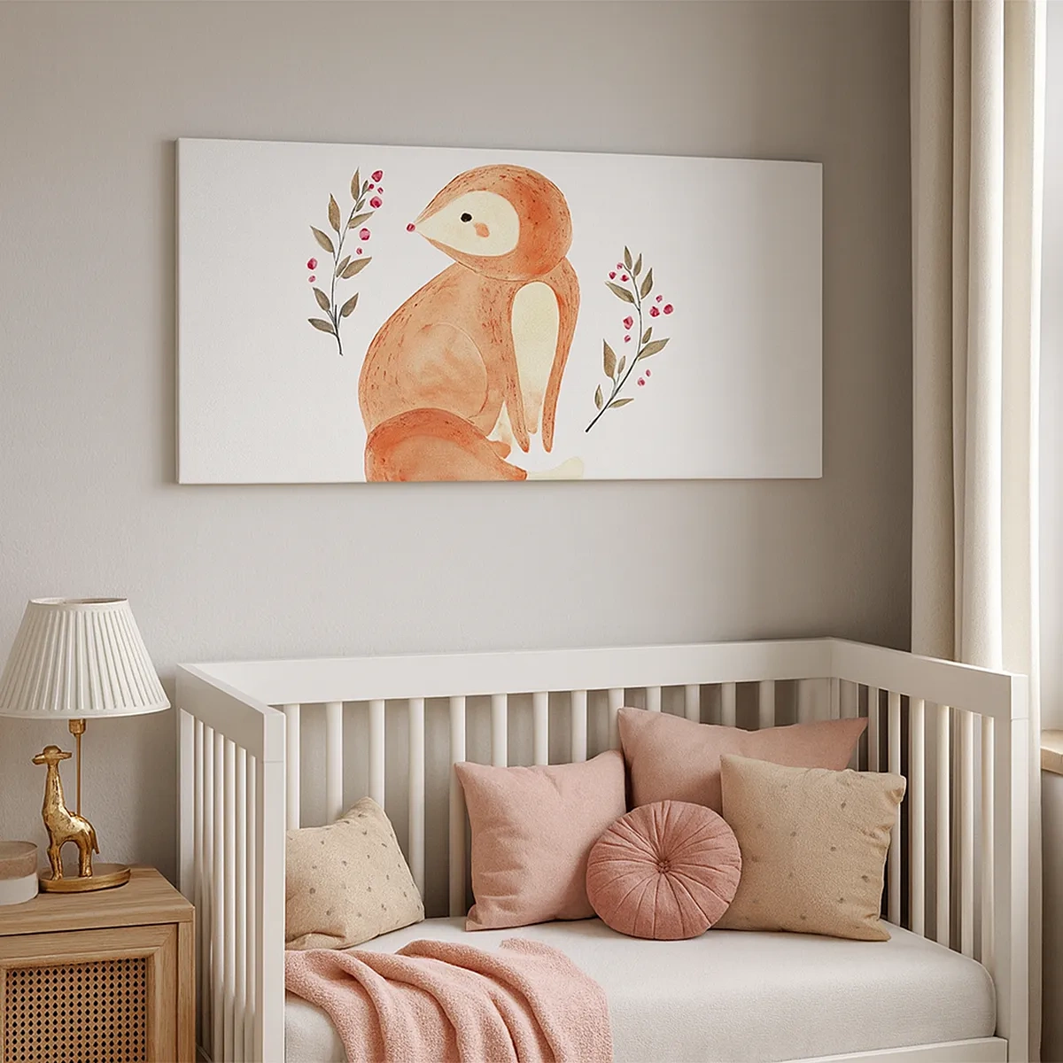 Vászonkép - Kis vörös hajú - 30x30 cm